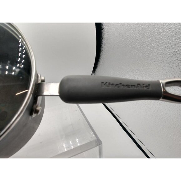 KitchenAid Hard Anodized Nonstick 2-Quart Saucepan With Glass Lid & Ergonomic Ha - Picture 2 of 5
